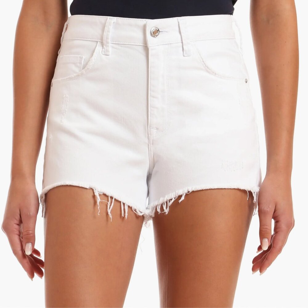 Mavi Shorts Size 30 Rosie Wash Distressed Cutoff Denim - Picture 4 of 5